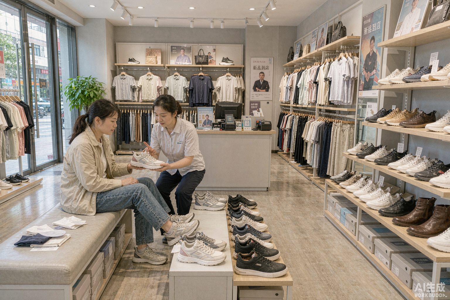 鞋服实体店客流不少但成交率低怎么办？一诺鞋服教育学院门店成交率提升方法